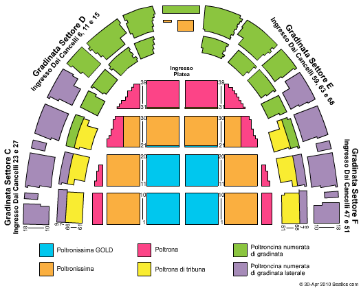 Arena Di Verona Seating Chart
